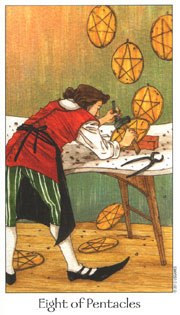 Карта таро Путь снов 44 44