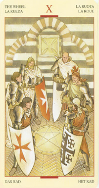 Карта таро Тамплиеров 11 11