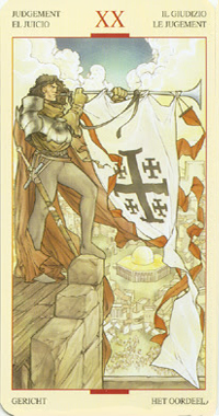 Карта таро Тамплиеров 21 21